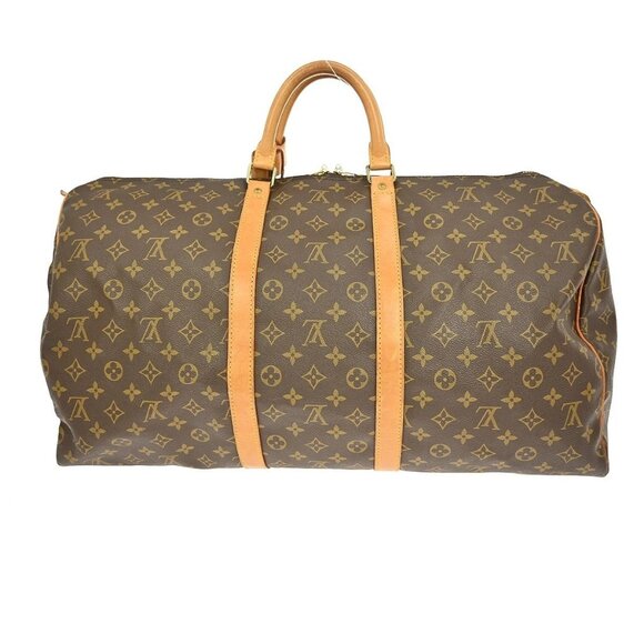 Louis Vuitton Monogram Keepall 55 Travel Duffle Handbag M41424 MI9002 YQ01703 - Picture 2 of 9